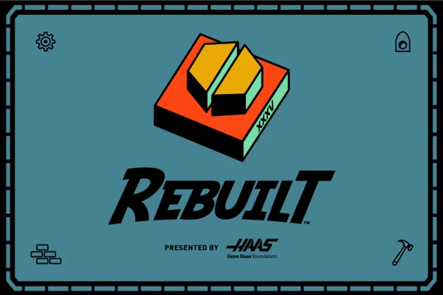 REBUILT presented by Haas logo