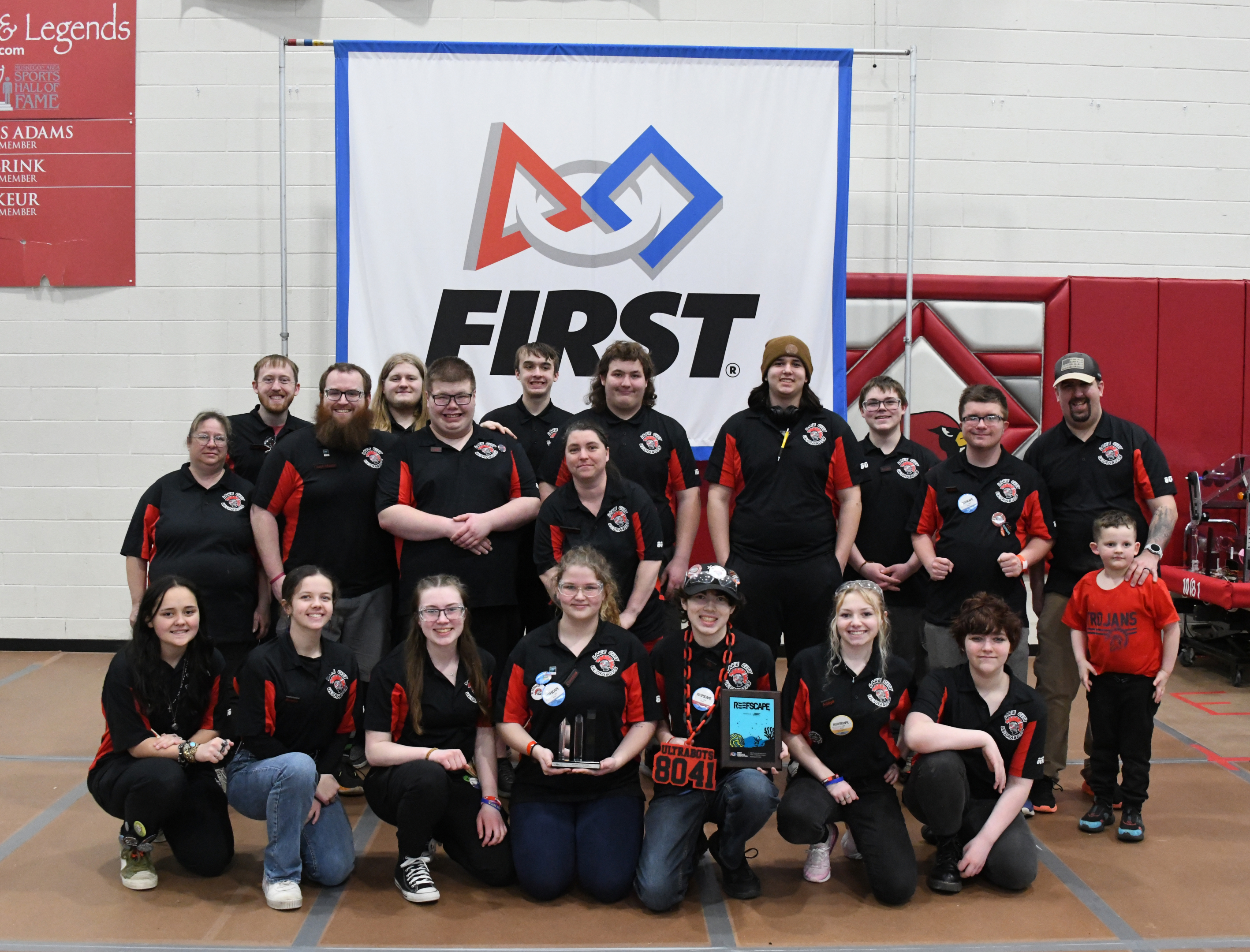 Team 8041 Ultrabots team photo